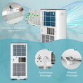 Costway 10000 BTU Portable Air Conditioner 3 in 1 Air Cooler with Fan Dehum Sleep Mode